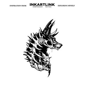 INKARTLINK - Pegatina de <span class=keywords><strong>Tatuaje</strong></span> para el Cuerpo, Pegatina de <span class=keywords><strong>Tatuaje</strong></span> de Papel, Anubis Cyberpunk, Resistente al Agua, Ecológica, de Larga Duración, 15 Días, al por Mayor - Product Image 3