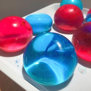 Hot Selling 4cm Spirit <b>Beads</b> Squeeze Ball Toy Stress Relief Cartoon Character Mood Venting Toy Kids - Product Image 4