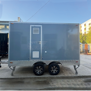 Khuyến mãi cho bền nhẹ grey di động phòng tắm Trailer ba ngăn Đa-Chức năng di động đơn vị cho sử dụng ngoài trời - Product Image 4