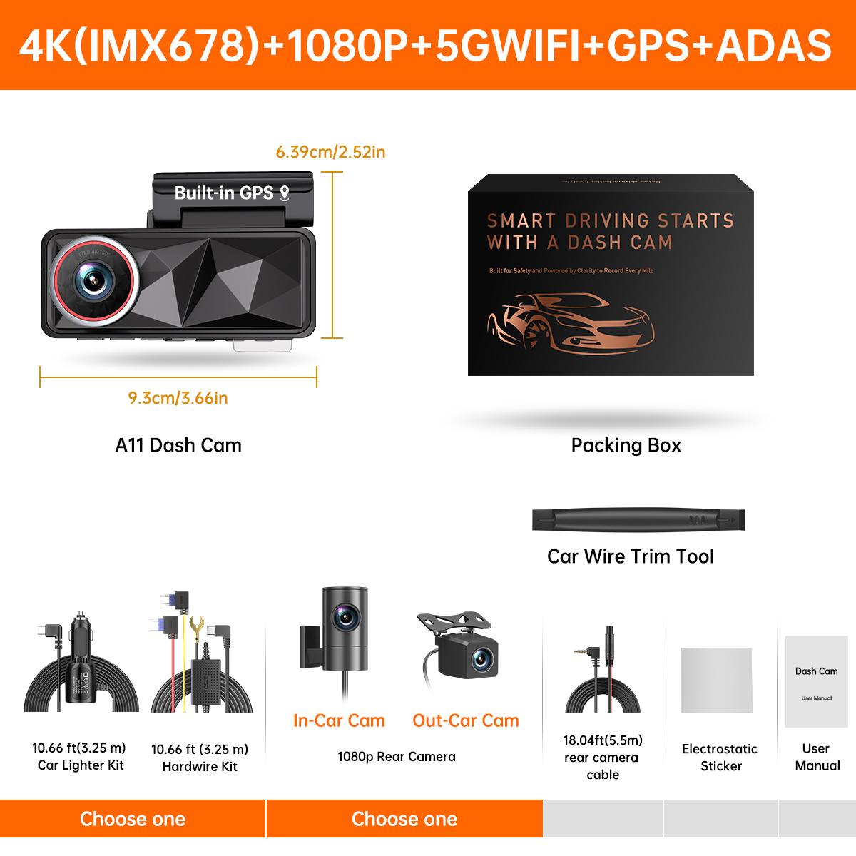 4k(IMX678)+1080P+GPS