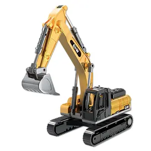 Metal truck model toy 1/70 scale alloy excavator toy for boys