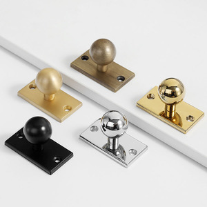 BECORA Minimalist Chrome <strong>Silver</strong> Cabinet <strong>Door</strong> Handles <strong>Knobs</strong> Luxury Brass Shinny Gold Drawer <strong>Knob</strong> for Wardrobe &amp; Closet - Product Image 2
