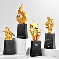 Trophée en résine haut de gamme personnalisé en forme d'encensoir créatif, pour employé exceptionnel, commémoratif, trophée de champion en résine