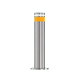 Bollards Cố Định 114 Mm Có Khóa Bên Trong Rào Cản Giao Thông Cố Định Bằng Thép Không Gỉ 304