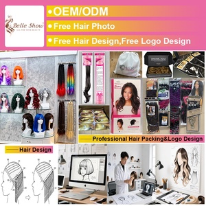 Extensiones de Cabello Trenzado Ombre 3X, Estilo Cola de Caballo, Rizo Español, Trenzas de Ganchillo, Rizo en Espiral, Rizo Francés de Seda - Product Image 6