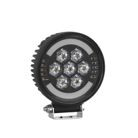 Luz de Trabajo LED Multifuncional con Certificación ECE R65 R10, con Luz de Advertencia Intermitente Integrada y Luz de Posición Blanca para Camiones Todoterreno