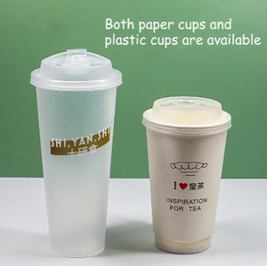 Hot bán thẳng uống Bìa phẳng mái vòm có nắp đậy ly nhựa cup nắp cho 12 14 16 20 24 oz cốc nhựa - Product Image 3