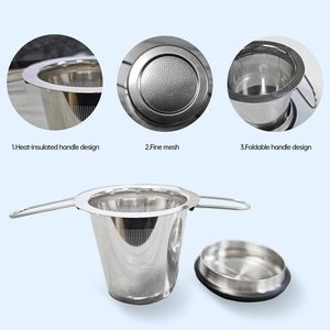 Wholesale Customized Logo Food Grade Stainless Steel Wire Mesh Dome Shape Filter <b>Infuser</b> <b>Tea</b> Strainer - Product Image 3