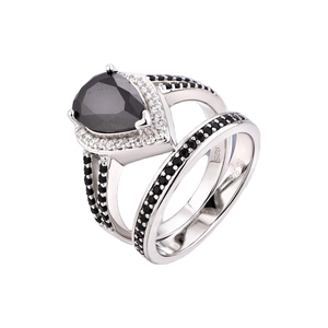 Anillo de Compromiso Personalizado con Moissanita, Plata de Ley 925, Anillo de Boda con Diamante Cultivado en Laboratorio para Mujer, Anillo de Propuesta Solitario, Joyería - Product Image 1