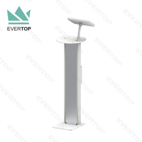 LSF11 Tablet para iPad Display Podium W/Acrílico Tabletop Secure Enclosure Pulpit Atril para iPad Podium Display Floor Stand