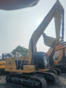 Excavadoras Caterpillar 320 Usadas Económicas, Excavadoras de Segunda Mano de 20T con Accesorio de Pulgar, Acoplador Rápido CE ISO y Martillo Rompedor - Product Image 4