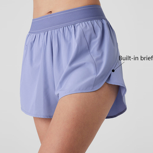 JoyYoung Pantaloncini Sportivi da Donna all'Ingrosso, Vita Alta Elastica, Tinta Unita, per Corsa, Palestra, Taglie Forti, Abbigliamento Sportivo e Yoga - Product Image 3