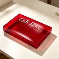 Boîte cadeau en plastique PET personnalisée, emballage de vente au détail pour bonbons, friandises et produits de collation