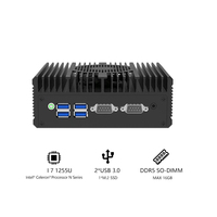 PC industriel embarqué Intel Core I7-1255U DDR4 1*VGA 1* Windows10/Linux M.2 SATA/SATA SSD