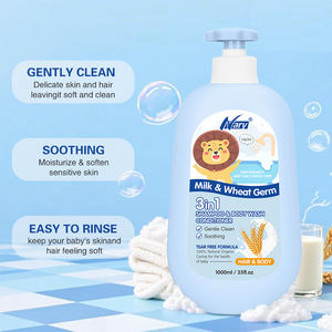 Champú y acondicionador para niños 3 en 1, lavado corporal, aroma natural de leche y miel, limpieza suave desde el cuidado del cabello hasta el cuidado corporal - Product Image 3