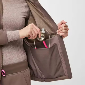 Ensembles <span class=keywords><strong>de</strong></span> Blouses Médicales Personnalisées pour Infirmières et Médecins – Uniformes Confortables d'Automne pour Femmes – MOQ 20 pour Commandes <span class=keywords><strong>de</strong></span> Blouses Médicales - Product Image 4