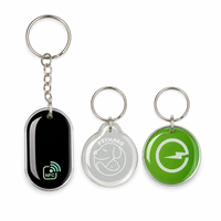 Porte-clés NFC en époxy personnalisé, étanche, mini porte-clés RFID, étiquette sans contact 13,56 MHz pour le contrôle d'accès