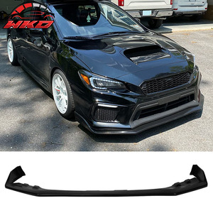 เหมาะสำหรับ Subaru WRX 2018-2021 สไตล์ S207 ชุดแต่งกันชนหน้า สีดำดิบ - Product Image 1