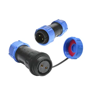YXY 2 Pin Circular socket aviation plug IP68 Power Waterproof Ip68 Electric Wire Connector SP13 connectors electrical connector