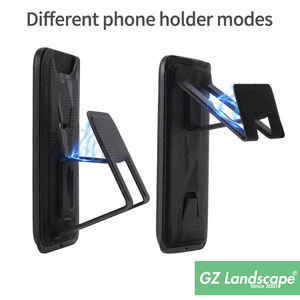 Portefeuille en cuir multifonctionnel anti-chute avec chaîne aimantée pour téléphone pochette camouflage béquille porte-cartes pour étui de téléphone portable - Product Image 3