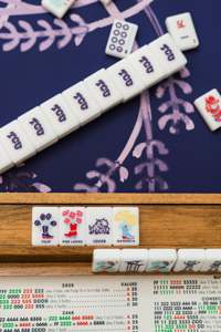 Officially-Licensed TCU Horned Frogs Luxury Mahjong Tiles Premium Acrylic Eco-Friendly American Mahjong Set Alumni Game Night - Product Image 2