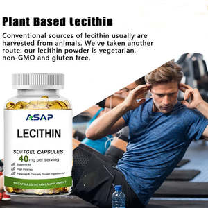 Capsule de lécithine de soja biologique OEM ASAP, complément alimentaire pour adultes, améliore l'immunité, qualité alimentaire - Product Image 2