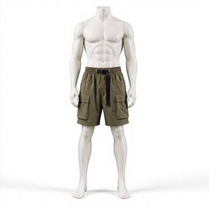 Pantalones Cortos Tácticos para Hombre, Multibolsillos, de Secado Rápido, para Senderismo al Aire Libre, Casuales, de Verano, con Cinturón, Cintura Elástica, Estilo Techwear - Product Image 1