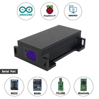 Sensor de Distancia Láser Industrial LDJ-P7 de 100 m, Resistente al Agua, RS485, Sensor de Medición de Distancia Láser CMOS, Módulo de Rango Láser Modbus