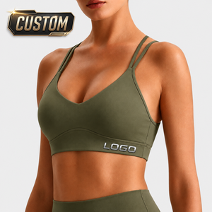 Custom Summer Sports <b>Bra</b> Women Comfort Seamless Sports <b>Bra</b> Light Support Casual Athletic Underwear - Product Image 1