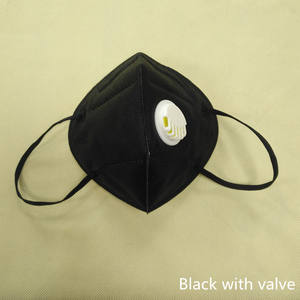 Masker KN95 Sekali Pakai Berkatup 5 Lapis Lipat Datar Anti Debu Anti Tetesan Bernapas Masker Pelindung Harga Grosir Pabrik - Product Image 3