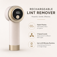 Rasoir anti-bouloches 2-en-1 rechargeable à 3 vitesses pour pulls, manteaux, couvertures et entretien des vêtements
