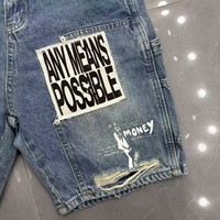 Shorts en jean MIXED EMOTION 2026SS – Vêtements pour hommes de créateur haut de gamme, style streetwear – Pantalons en coton pour hommes, grandes ventes