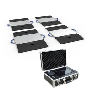 Báscula Móvil Electrónica Veidt de 1-20t para Camiones y Vehículos, Plataforma de Pesaje por Ejes Inalámbrica con Rampa e Indicador de Impresión P01 Pad V - Product Image 1