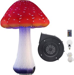Sayok โมเดลต้นไม้เห็ด LED ตกแต่งเวทีสูง2เมตรสูบลมโฆษณาสำหรับตกแต่งเทศกาล - Product Image 1