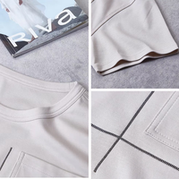Usine certifiée BSCI, t-shirt à manches courtes de couleur unie personnalisé, t-shirt en coton respirant de haute qualité, ODM
