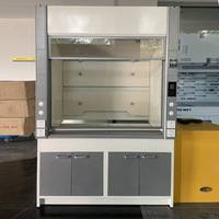 Nouvelles hottes de ventilation de laboratoire certifiées CE, hottes d'évacuation chimique sans conduit, armoire de protection contre les fumées, construction en acier galvanisé, haute