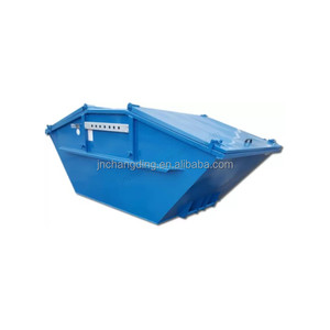 <span class=keywords><strong>Bac</strong></span> à déchets ouvert robuste de 8 m³ pour le recyclage des déchets de construction, en <span class=keywords><strong>acier</strong></span> durable avec revêtement en poudre - Product Image 4