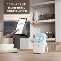 INKBIRD IAM-T2 Détecteur de CO2 d'intérieur Bluetooth 5.0 Moniteur de température et d'humidité avec surveillance de la qualité de l'air jusqu'à 100 m