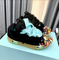 Sneakers à semelle épaisse pour hommes - Chaussures à lacets de qualité supérieure avec lacets larges, chaussures de marche confortables pour toutes les saisons
