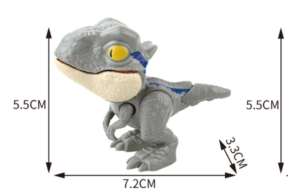 Vélociraptor gris