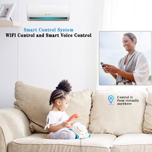 Mini aire acondicionado solar dividido inteligente R32, acondicionador de energía híbrido de frecuencia Variable para uso doméstico - Product Image 6