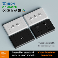 XIMLON - Interruptor de Pared Estándar Australiano OEM/ODM, Enchufe de Pared de 1, 2, 3 y 6 Tomas, Interruptores de 10A, Proveedor de Enchufes