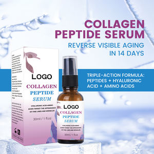 Private Label 30ml parlatıcı beyazlatma Antiwrinkle kollajen peptit yüz yağı serumu - Product Image 2