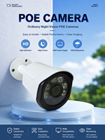 Caméra de sécurité PoE personnalisée en usine, caméra IP HD extérieure étanche avec vision nocturne infrarouge, détection de mouvement et alarme