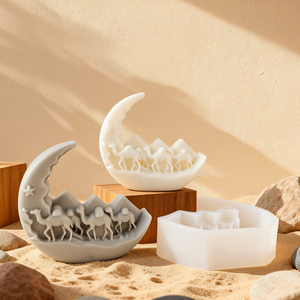 แม่พิมพ์เทียนซิลิโคนเกรดอาหาร ใช้ซ้ำได้ รูปทรงอูฐทะเลทราย รุ่นใหม่ ปี 2026 ปลอดภัยสำหรับเครื่องล้างจาน - Product Image 3