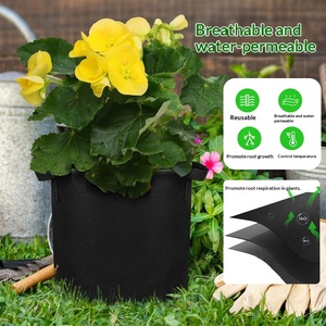 Pot de plantation et sac de culture en tissu non tissé respirant, épais et résistant pour le jardinage des légumes - Product Image 3