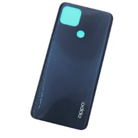Cover Posteriore Nera di Ricambio per Oppo A15 - Product Image 3