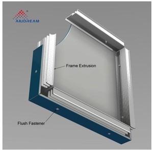 Panneaux composites en aluminium pour murs extérieurs, revêtement pour murs-rideaux, utilisation de portes, ignifuge, antistatique, haute résistance à la corrosion - Product Image 2