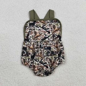 Vêtements pour enfants en gros Longlv, vêtements de boutique, imprimé camouflage, spandex/coton, décontractés, printemps-été, ensembles de vêtements pour petits garçons - Product Image 3