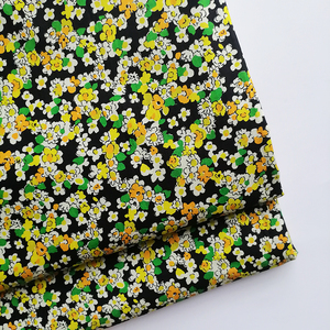 Nouveau <span class=keywords><strong>motif</strong></span>, <span class=keywords><strong>tissu</strong></span> popeline 100% coton, mini floral, design tendance, respirant, pour robe, jupe, chemise, couture, textiles - Product Image 1